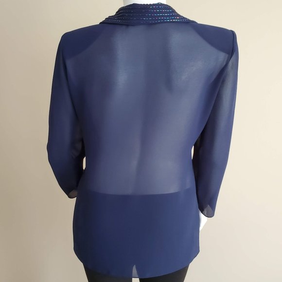 Algo Sheer Navy Blue Jacket - Picture 5 of 9